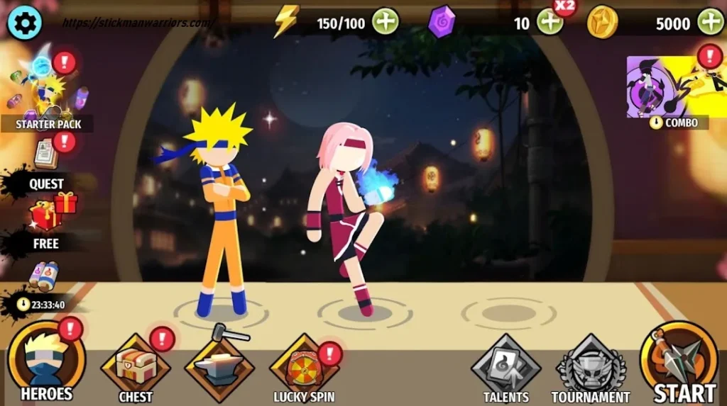 Stickman Shinobi Fighting Mod APK